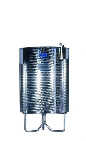 Flydel�gstank, rustfrit st�l. Kapacitet 100 liter.